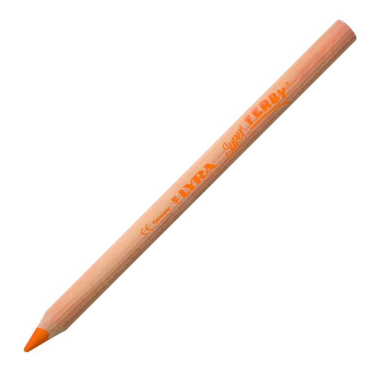 Levně Pastelka Lyra Super Ferby Nature JUMBO, trojhranná - oranžová