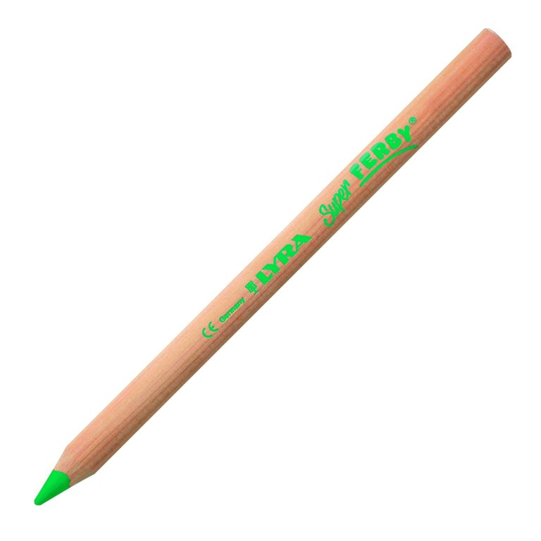 Levně Pastelka Lyra Super Ferby Nature JUMBO, trojhranná - zelená