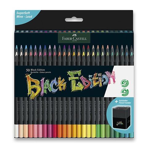 Obrázek produktu: Pastelky Faber-Castell Black Edition - 50 barev