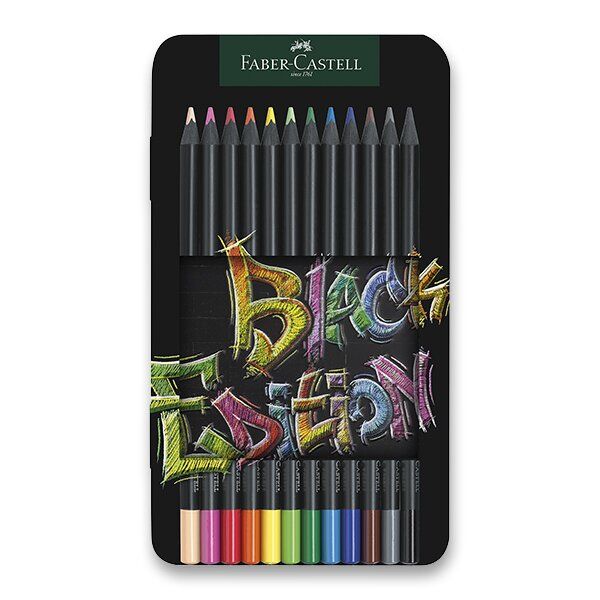 Pastelky Faber-Castell Black Edition 12 barev Faber-Castell