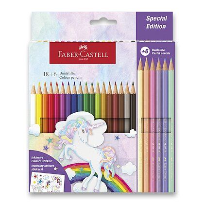 Pastelky Faber-Castell Classic Colour Unicorn - 24 barev
