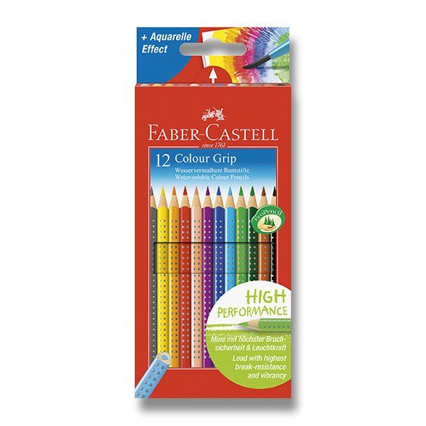 Pastelky Faber-Castell Colour Grip 2011 - 12 barev Faber-Castell