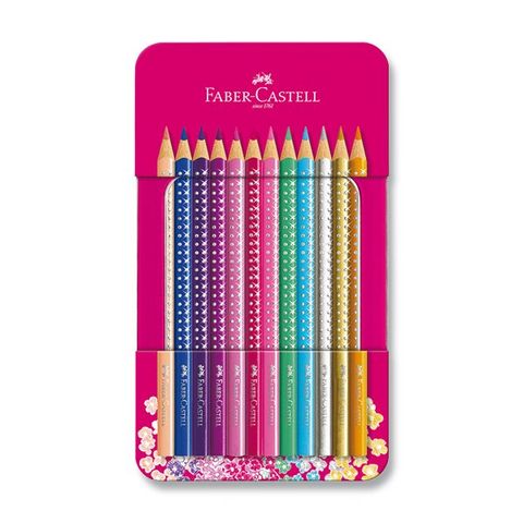 Obrázek produktu: Pastelky Faber-Castell Sparkle - 12 barev