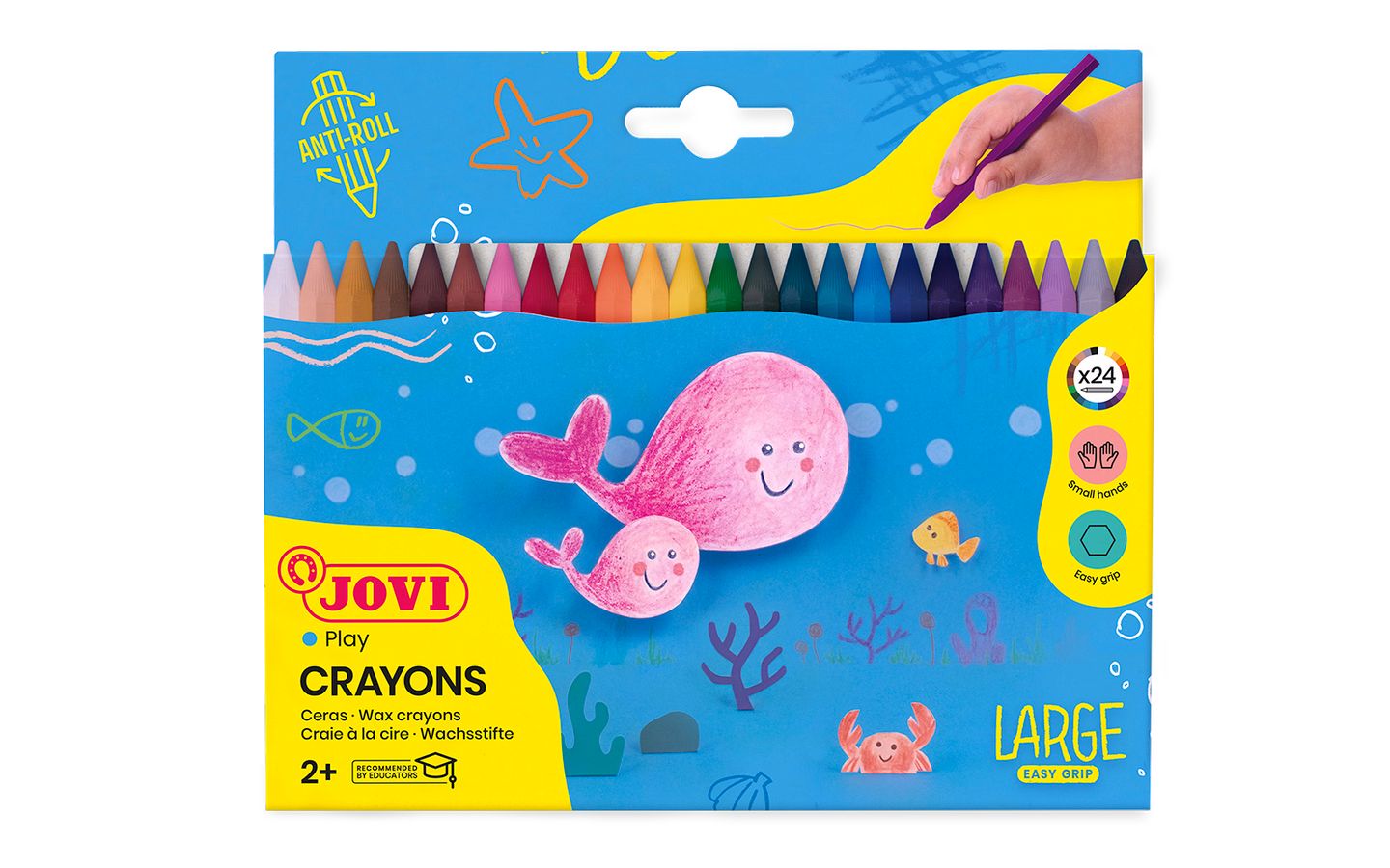 Pastelky JOVI PLASTIC - 24 ks