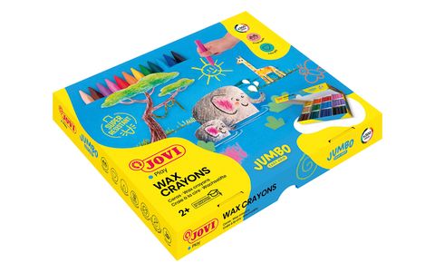 Obrázek produktu: Pastelky JOVI voskové 12 barev trojhranné - 300 kusů