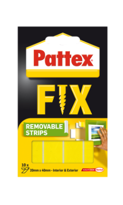 Pattex Super Fix - proužky 4 cm x 2 cm (10 ks)