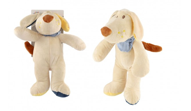 Pejsek sedící plyšový, 25 cm