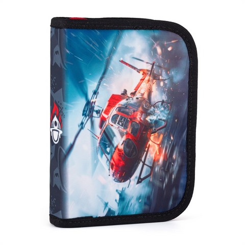 Obrázek produktu: Penál 1 p. 2 chlopně, prázdný Hasiči