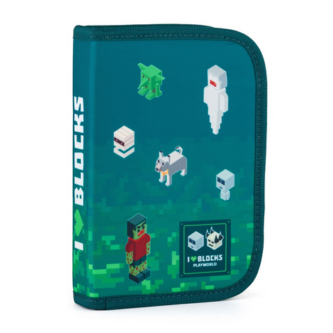 Obrázek produktu: Penál 1 p. 2 chlopně, prázdný Playworld