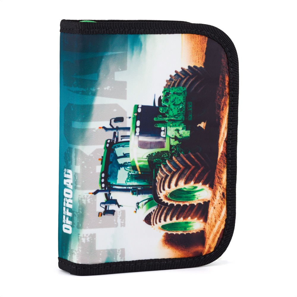 Penál 1 p. 2 chlopně, prázdný Tractor