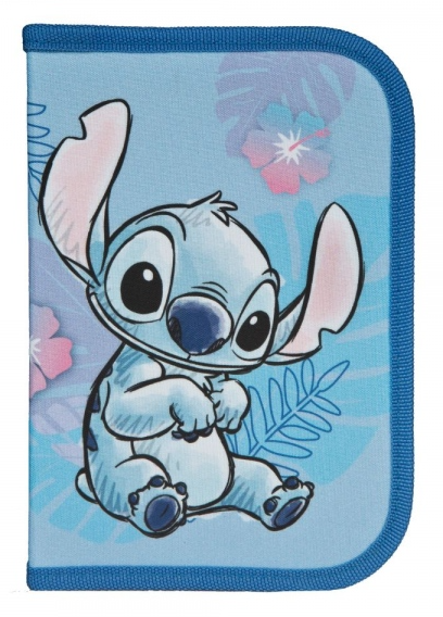 Obrázek produktu: Penál 1 patrový s chlopní  plný - Stitch