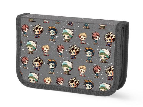 Obrázek produktu: Penál 1patrový 2 klopy prázdný - Anime mascots