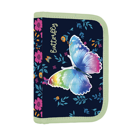 Obrázek produktu: Penál 1patrový 2 klopy prázdný OXY - Butterfly/Motýl 2