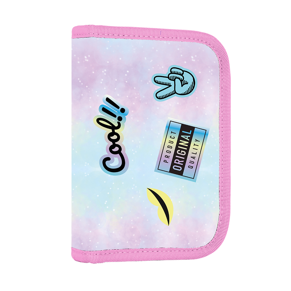 Penál 1patrový 2 klopy prázdný Oxy Next - Rainbow