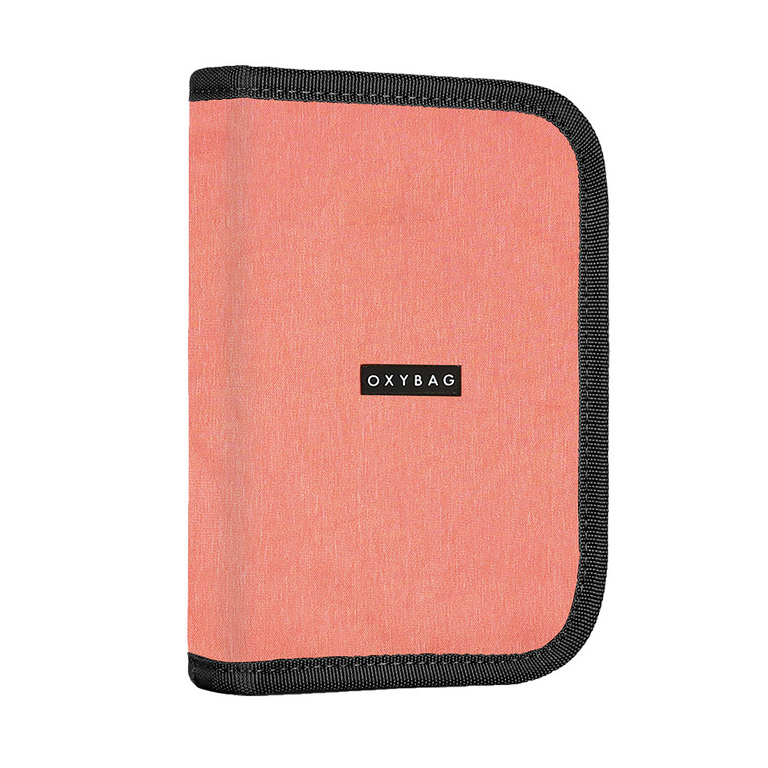 Penál 1 p. 2 chlopně, prázdný UNICOLOR appricot