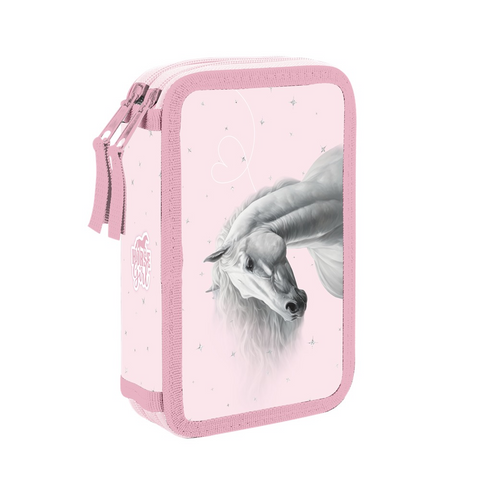 Obrázek produktu: Penál 2 p. prázdný kůň romantic