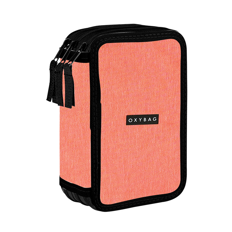 Penál 3 p. prázdný UNICOLOR apricot