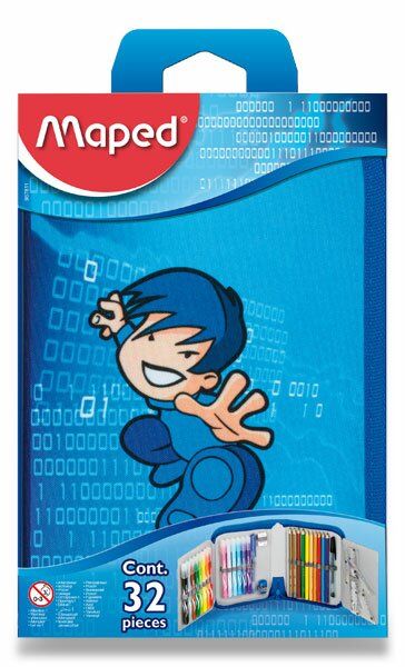 Obrázek produktu: Penál Maped TATOO KARATE - 1 patrový, vybavený
