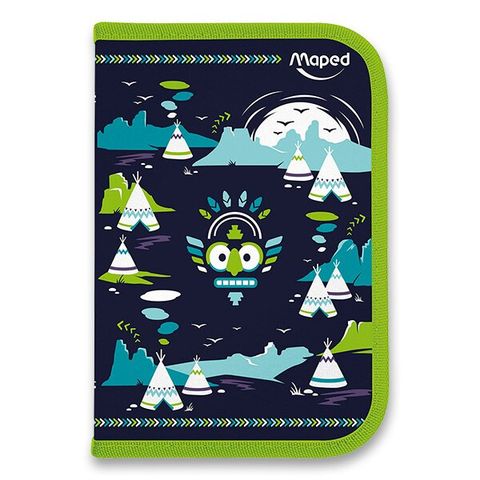Obrázek produktu: Penál Maped TATOO TOTEM - 1 patrový, vybavený