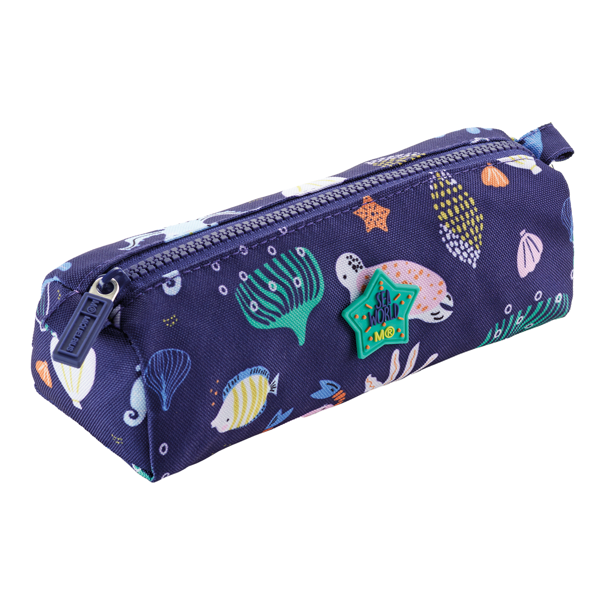 Penál Mořský svět, jednokomorový, kulatý tvar