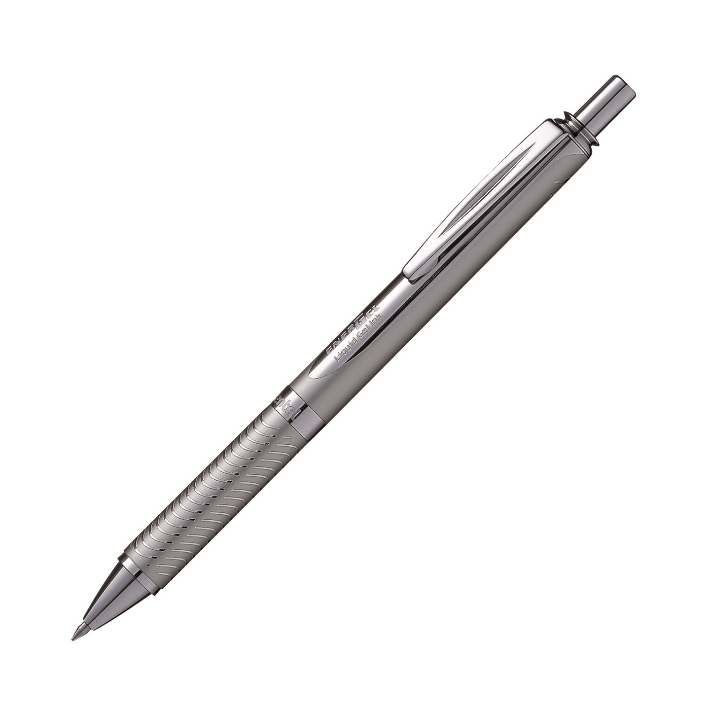 Pentel EnerGel BL407 Gelový roller celokovový 0,7 mm - stříbrný