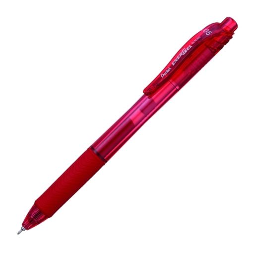 Gelový roller Pentel Energel X - červený, 0,5 mm