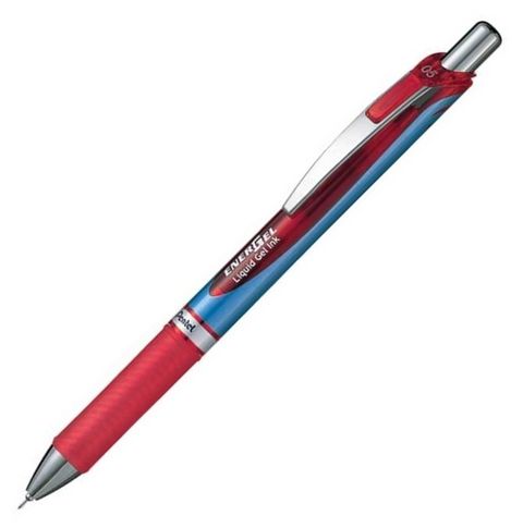 Obrázek produktu: Pentel EnerGel BLN75 Gelový roller 0,5 mm - červený