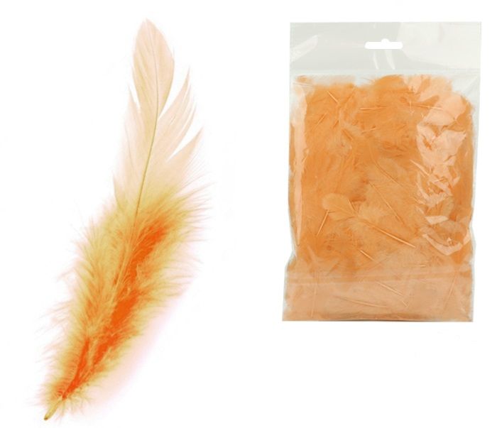 Peří barevné 10g lososové LUMA LUMA trading s.r.o.