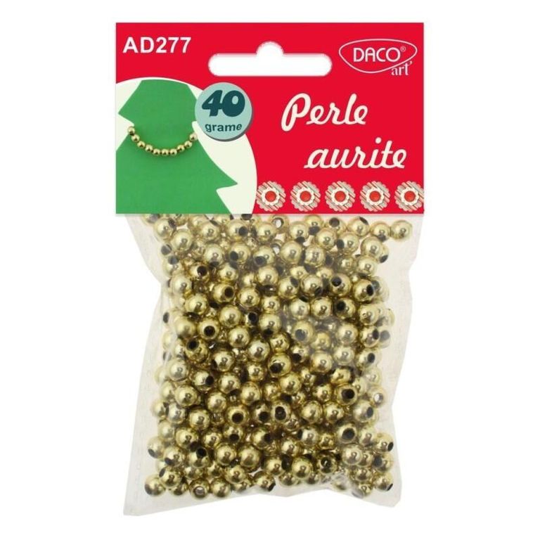 Perly zlaté 6 mm - 40 g