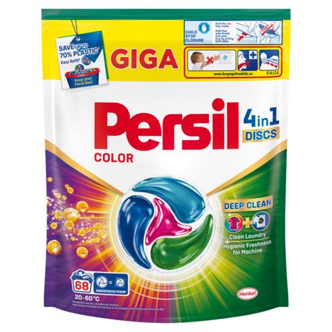Obrázek produktu: Persil prací tablety 4v1 Discs Color - 68 dávek