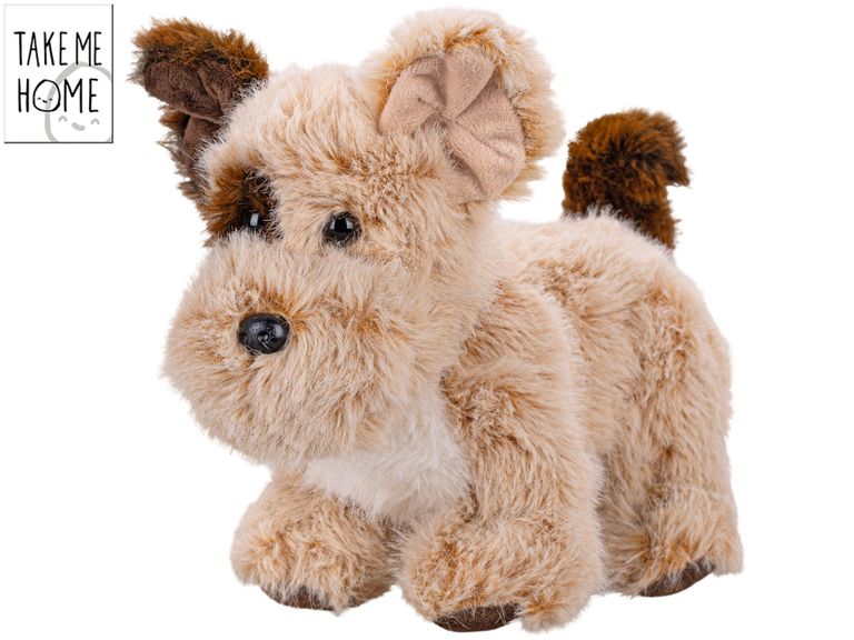 Pes plyšový 24 cm stojící