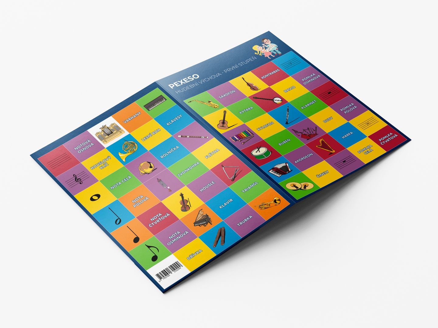 Pexeso - Hudební výchova pro žáky 1. stupně