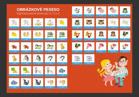 Obrázek produktu: Pexeso - Vyjmenovaná slova S + V + Z
