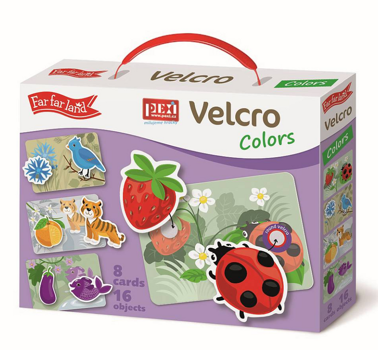 Pexi Velcro skládačky - Barvy