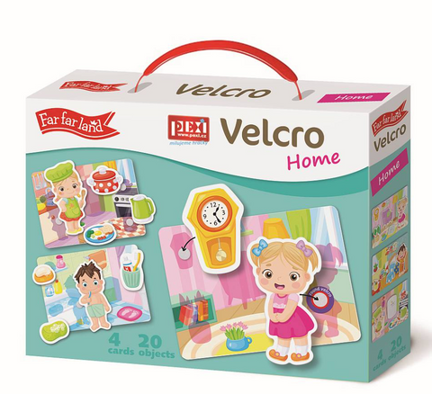 Obrázek produktu: PEXI Velcro skládačky - Domov (Home)