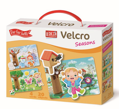 Obrázek produktu: PEXI Velcro skládačky - Roční období (Seasons)