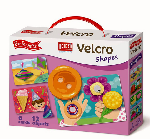 Obrázek produktu: PEXI Velcro skládačky - Tvary (Shapes)