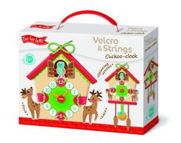 Obrázek produktu: PEXI Velcro skládačky - Výuková hra - Kukačkové hodiny