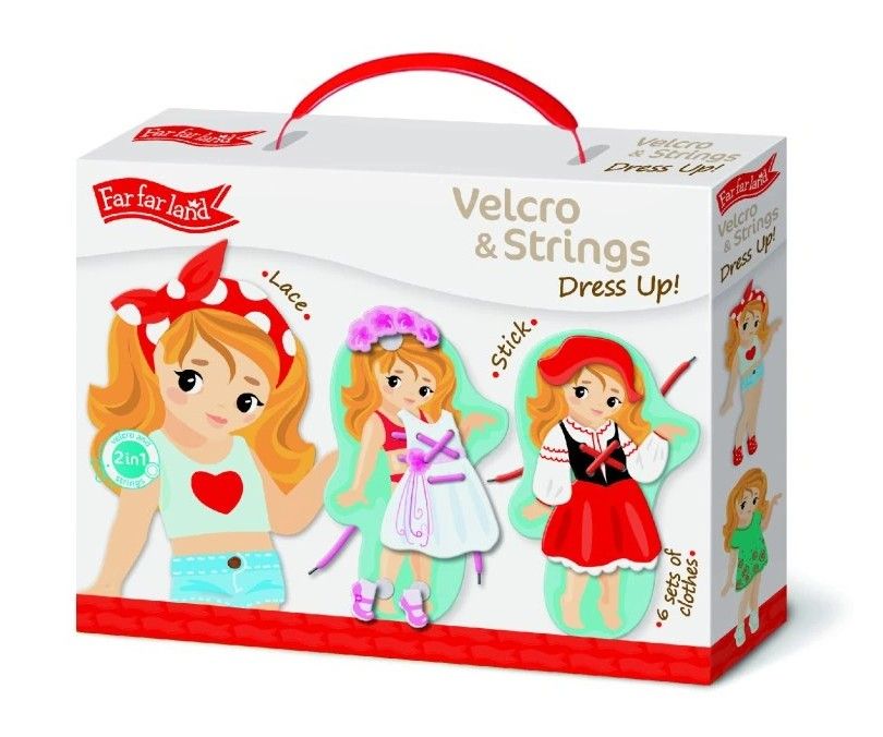 PEXI Velcro skládačky - Výuková hra - Obleč se!