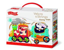 Obrázek produktu: PEXI Velcro skládačky - Výuková hra - Veselý vlak