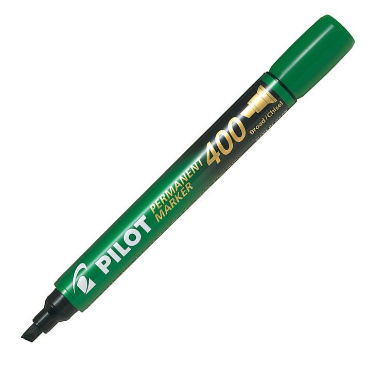 Pilot 400 - permanentní popisovač - zelený