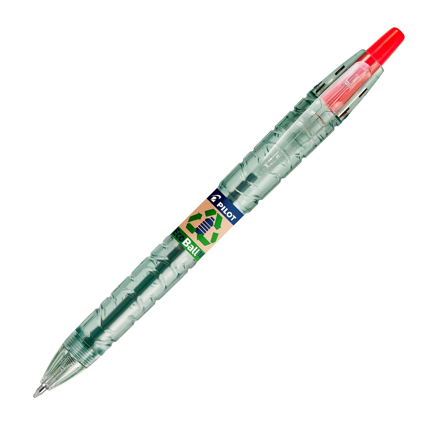 Pilot B2P EcoBall Ocean Plastik Kuličkové pero - červené