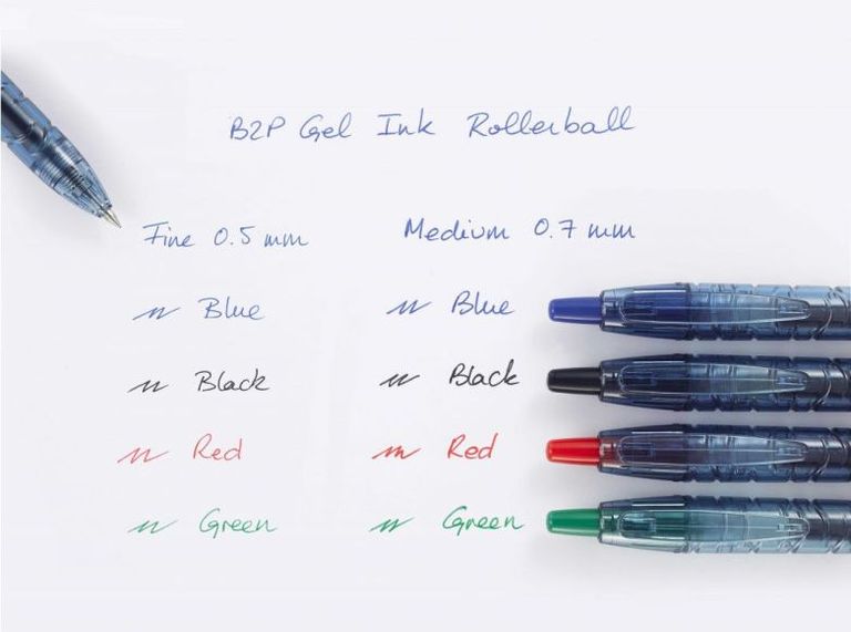 Gelový roller Pilot Begreen B2P - černý, 0,3 mm