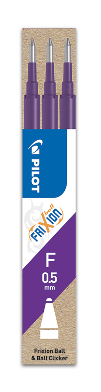 Pilot FriXion Ball 05 Náplň sada 3 ks - fialová