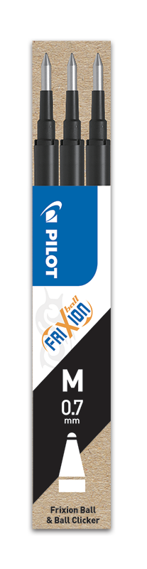 FriXion M 0.7mm náplň černá 3 ks Pilot