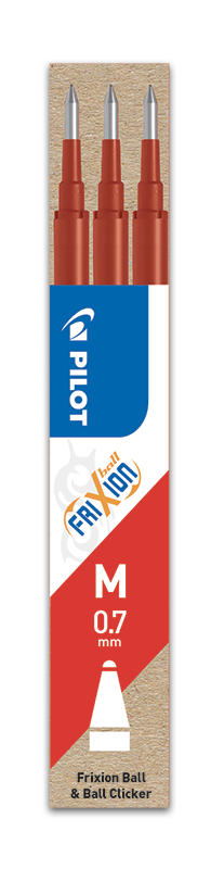 Pilot FriXion Ball 07 Náplň sada 3 ks - červená