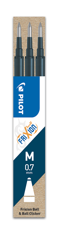 FriXion M 0.7mm náplň modročerná 3 ks Pilot