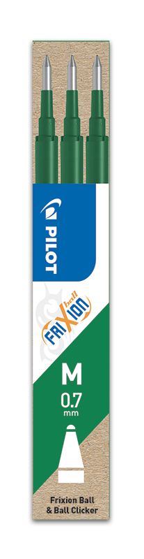 Pilot FriXion Ball 07 Náplň sada 3 ks - zelená