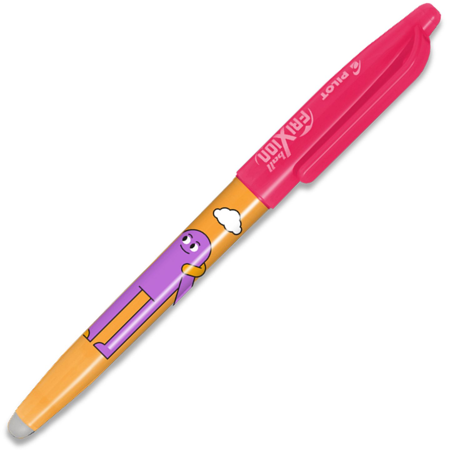 Pilot FriXion Ball Roller 0,7 mm Best Friends - meruňková oranžová CLOUD