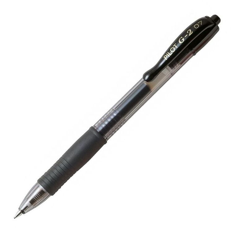 Pilot G-2 Gelový roller 0,7 mm - černý